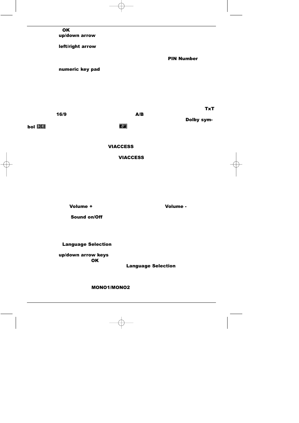 3 reception of scrambled (encrypted) programmes, 4 adjusting sound volume, 5 selecting a different language | TechniSat DigiBox VIACCESS User Manual | Page 19 / 46