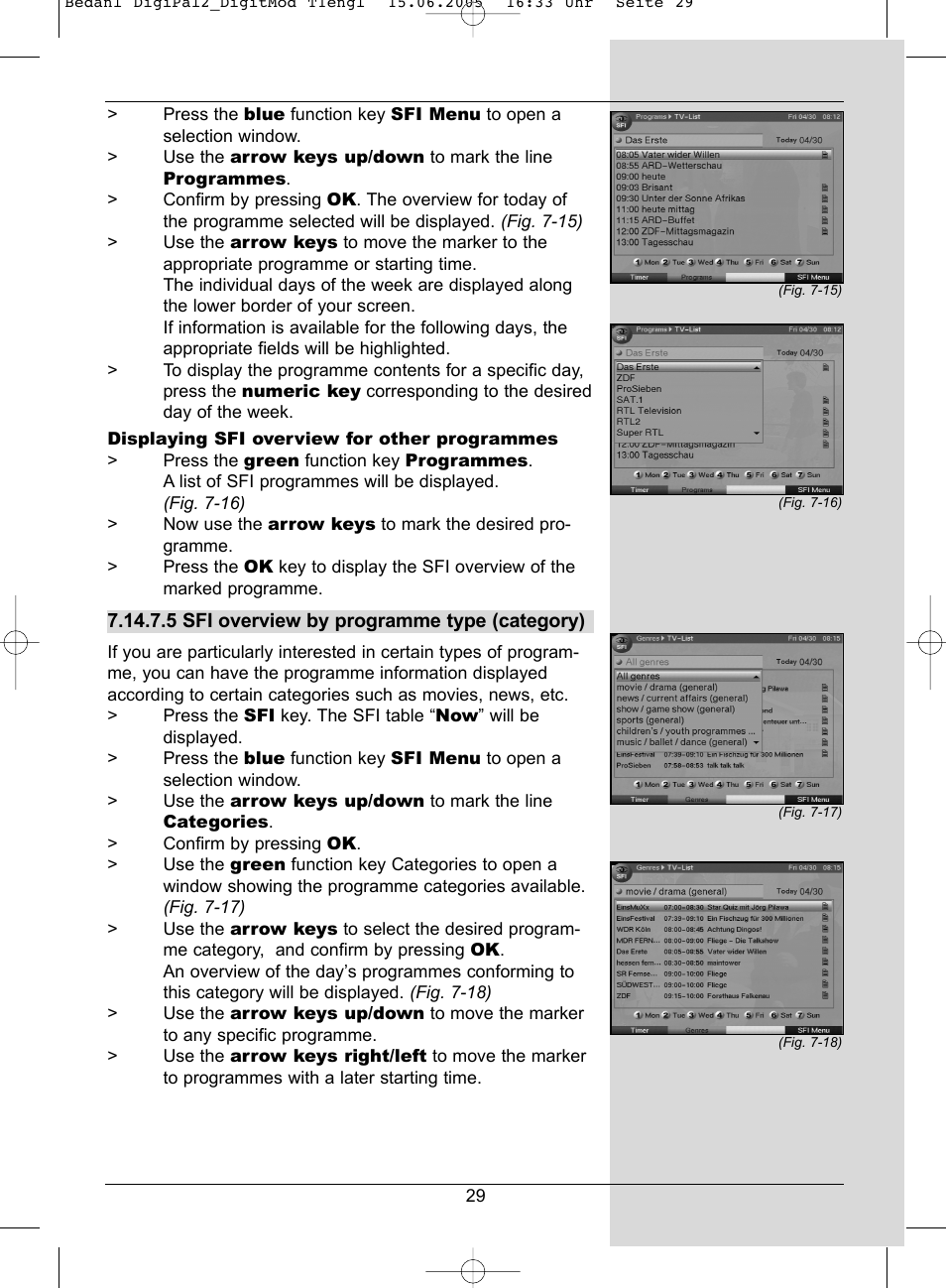 TechniSat DigiPal 2 User Manual | Page 29 / 54