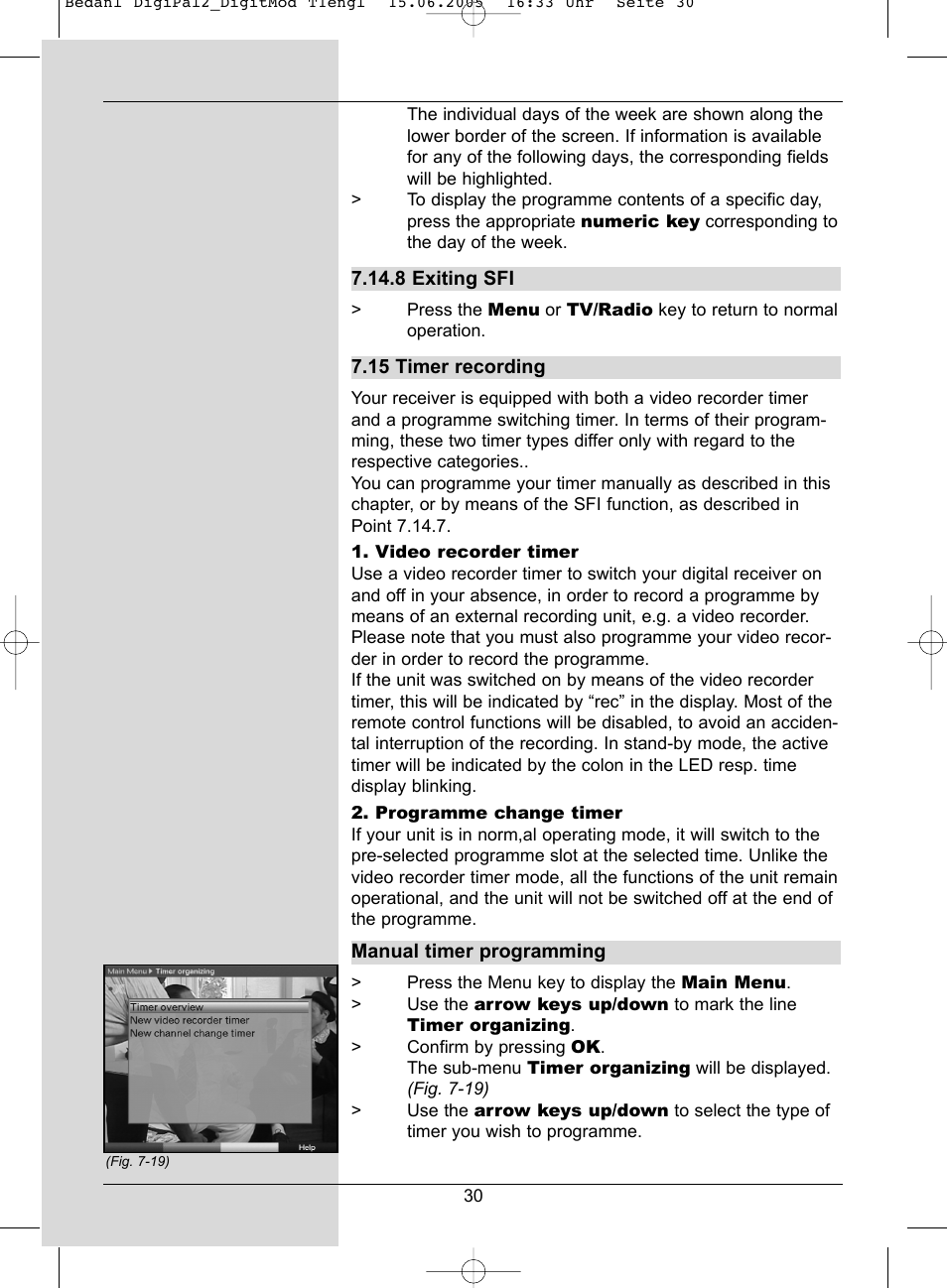 TechniSat DigiPal 2 User Manual | Page 30 / 54