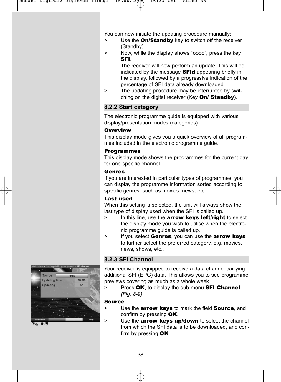 TechniSat DigiPal 2 User Manual | Page 38 / 54