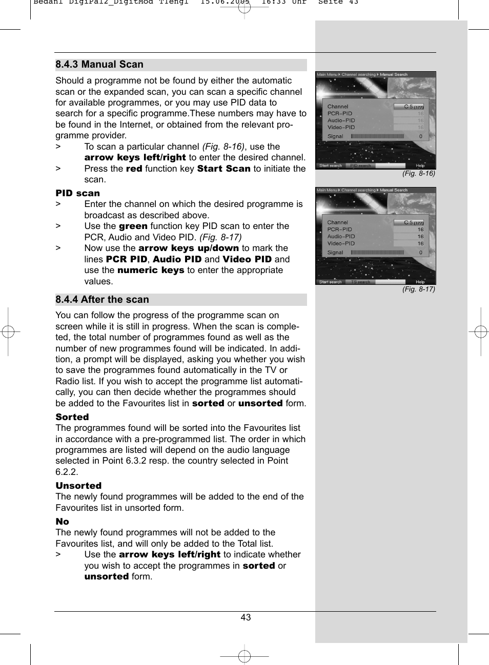 TechniSat DigiPal 2 User Manual | Page 43 / 54