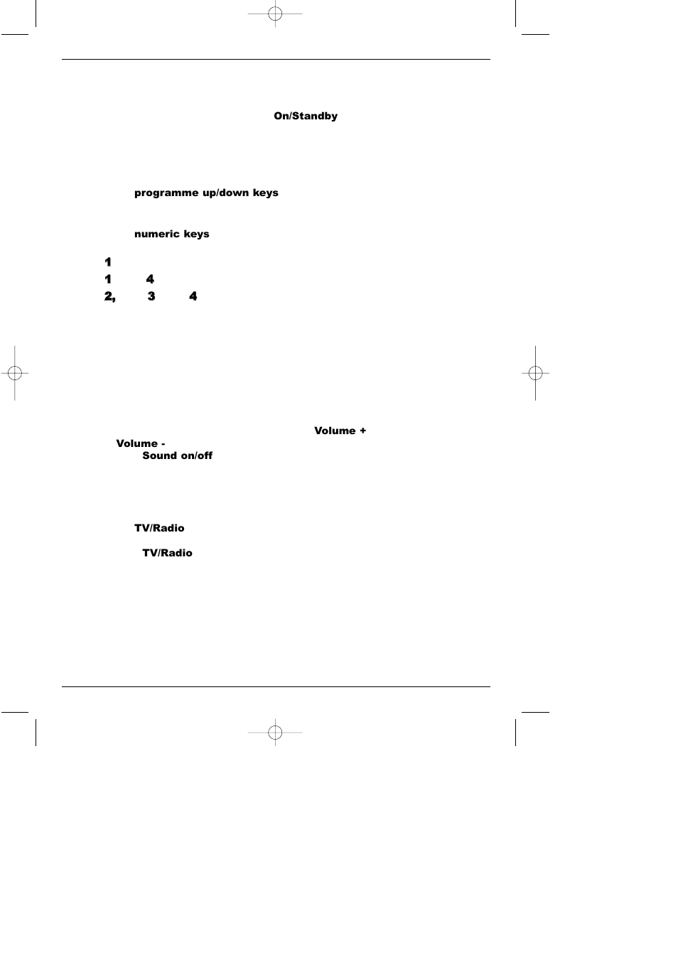 Brief instructions for daily use | TechniSat 1 User Manual | Page 38 / 38