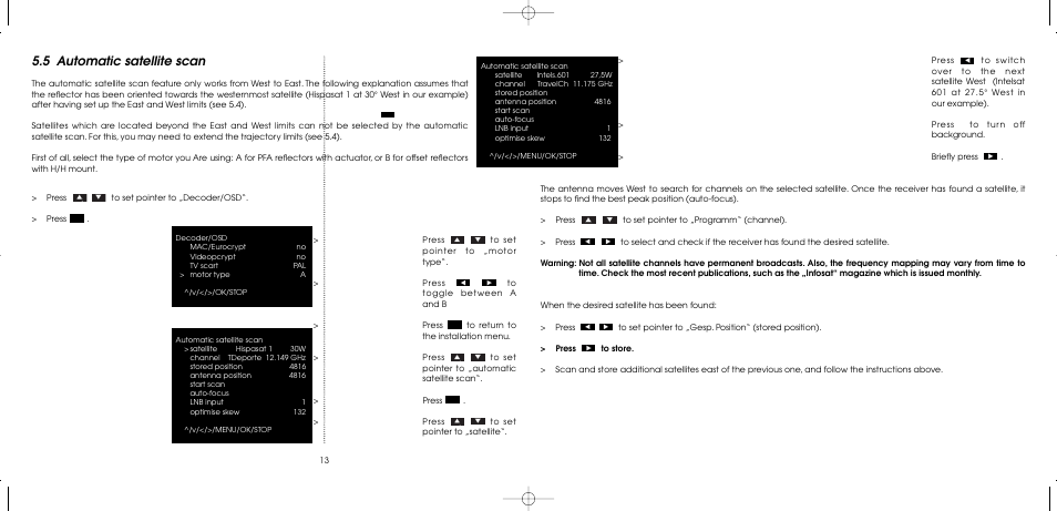 5 automatic satellite scan | TechniSat MultyFocus User Manual | Page 13 / 48