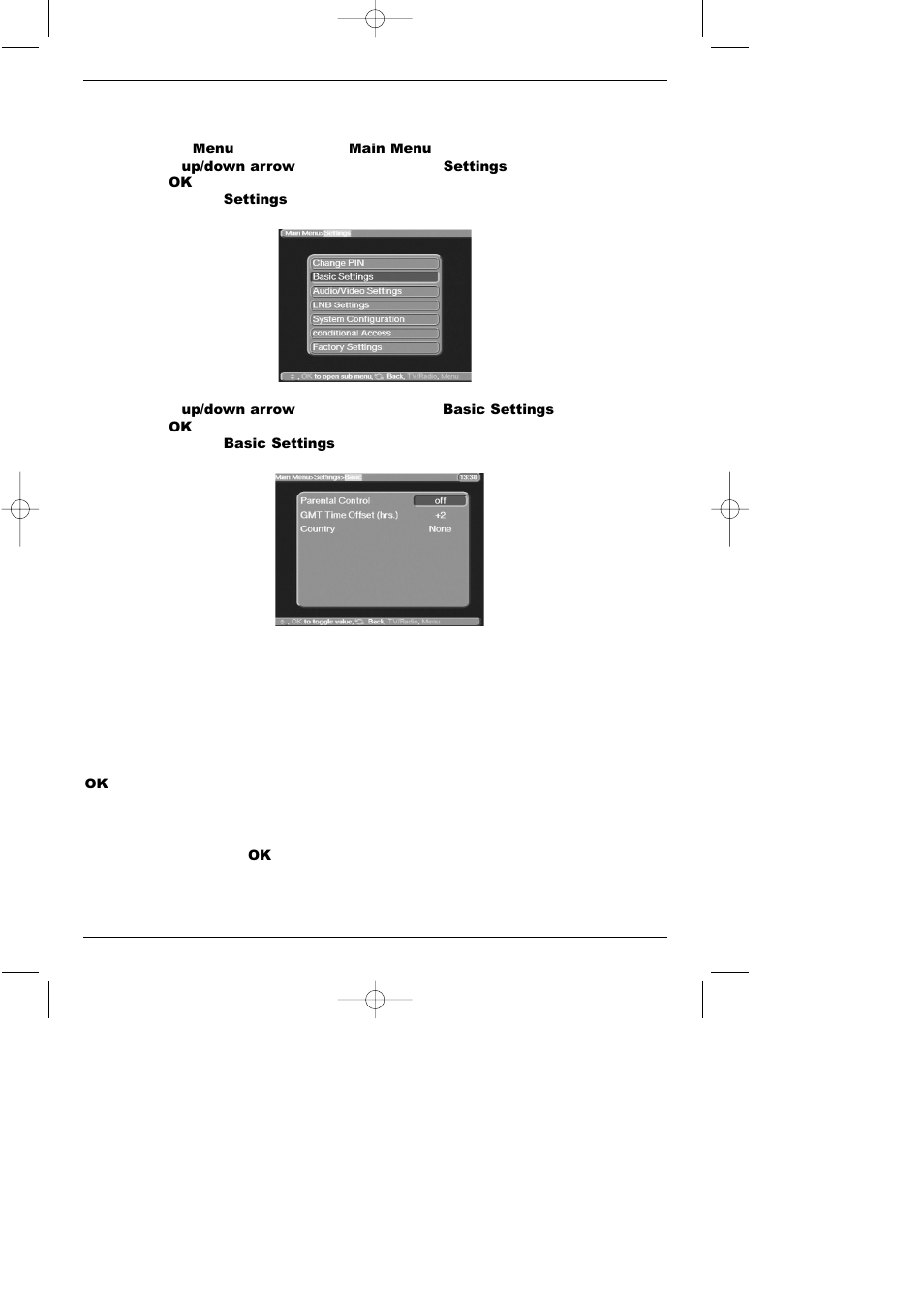 2 basic settings | TechniSat TechniBox VIACAM User Manual | Page 13 / 46