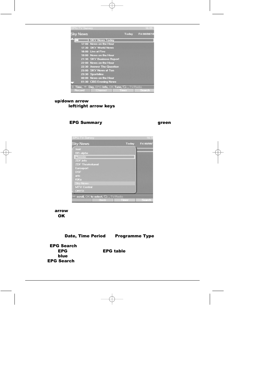 5 epg search | TechniSat TechniBox VIACAM User Manual | Page 26 / 46