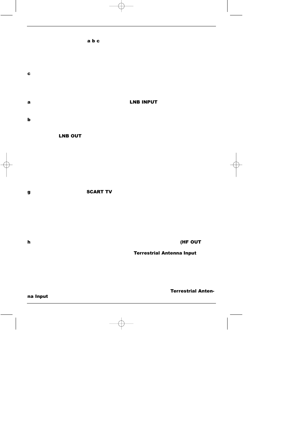 4 connections, 1 mains connection, 2 external installation | 3 connection to a television set | TechniSat TechniBox VIACAM User Manual | Page 9 / 46