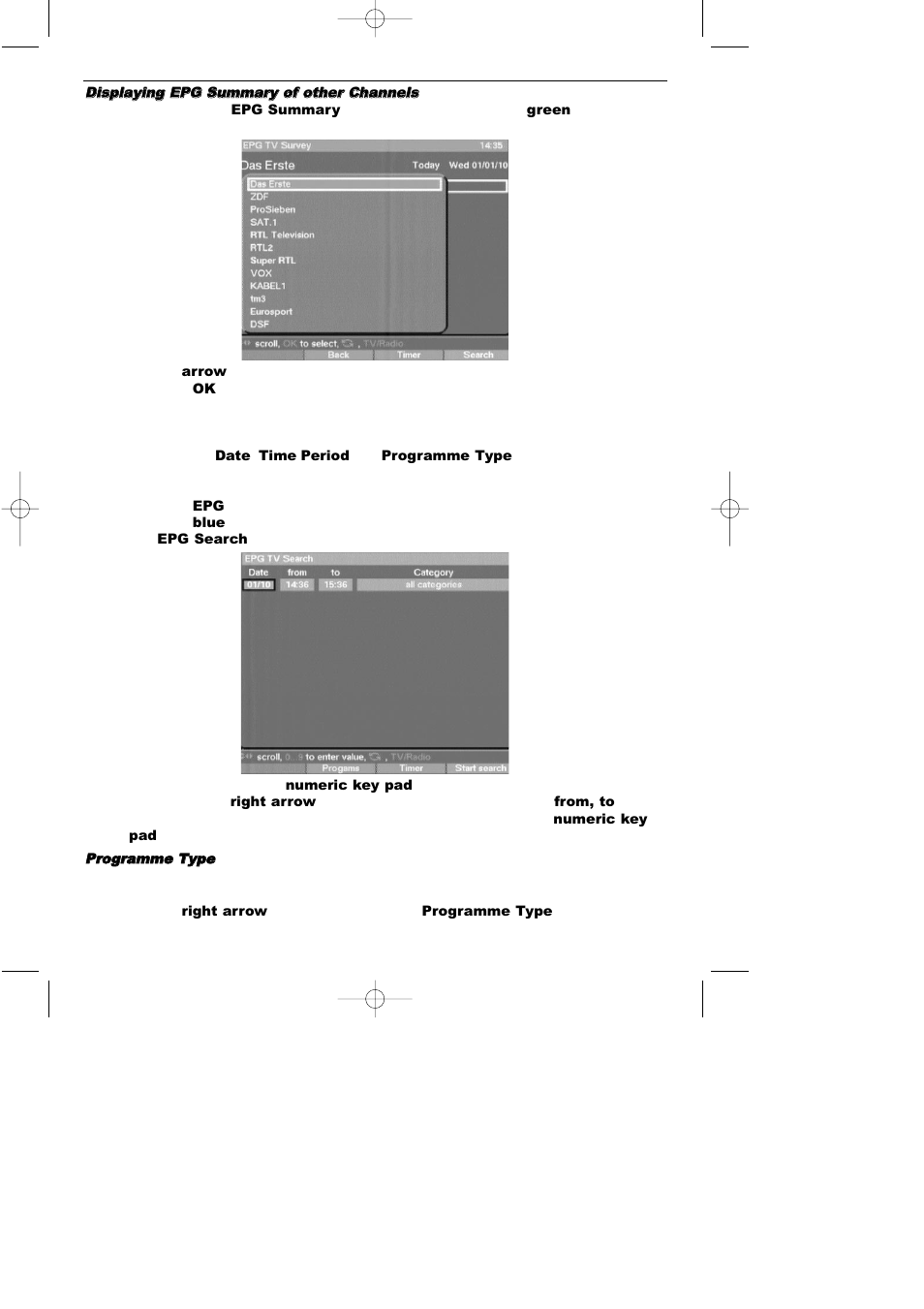 5 epg search | TechniSat CAM 1 plus User Manual | Page 26 / 46