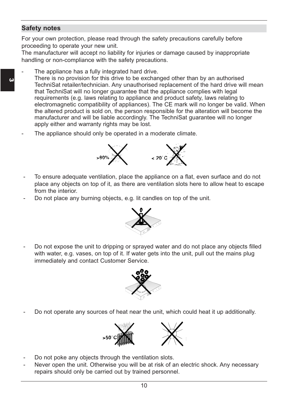 TechniSat HD S2X User Manual | Page 10 / 92