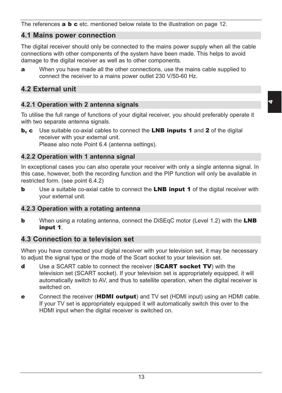 TechniSat HD S2X User Manual | Page 13 / 92