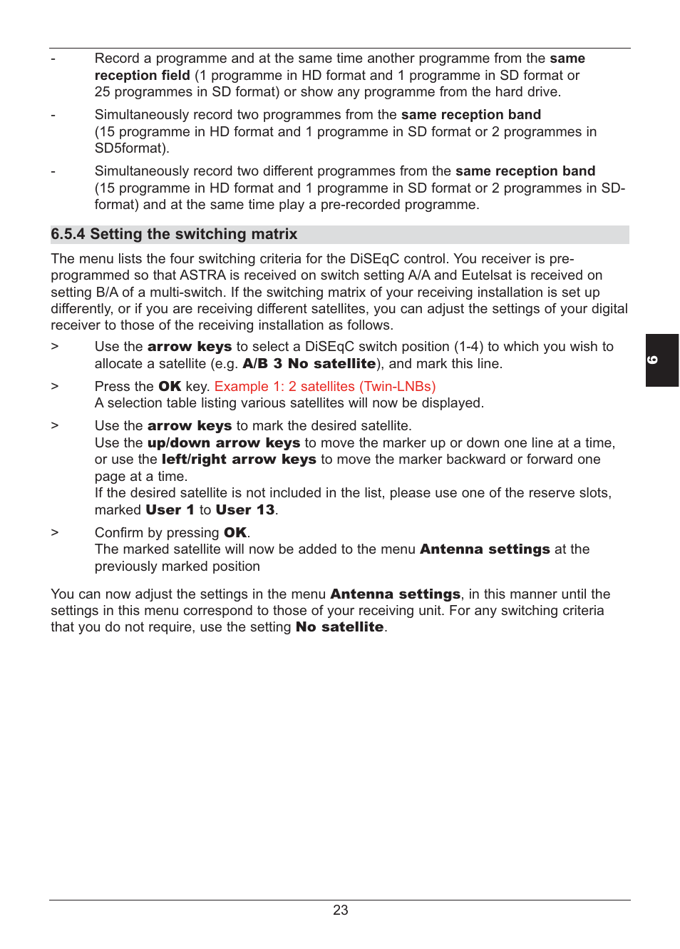 TechniSat HD S2X User Manual | Page 23 / 92