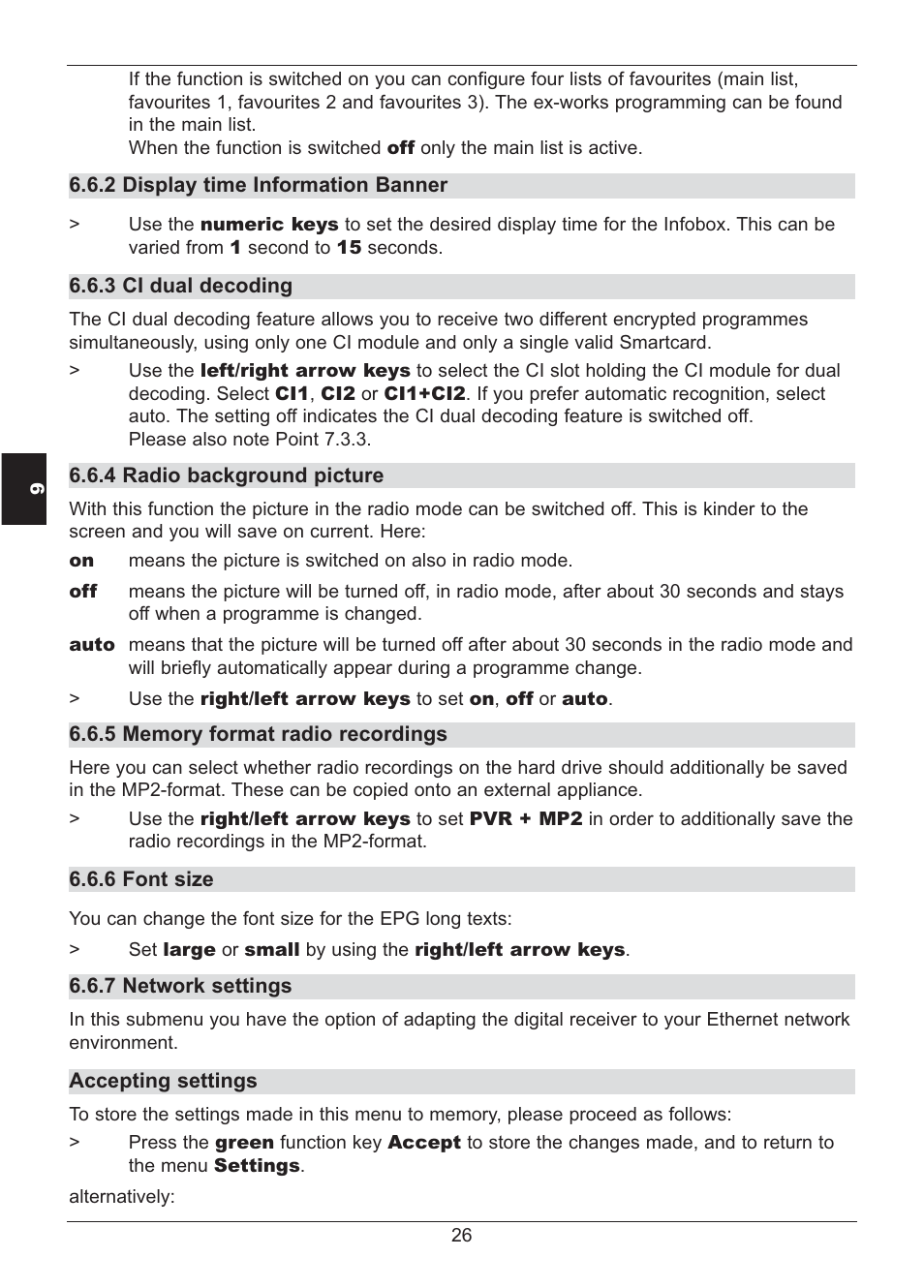 TechniSat HD S2X User Manual | Page 26 / 92