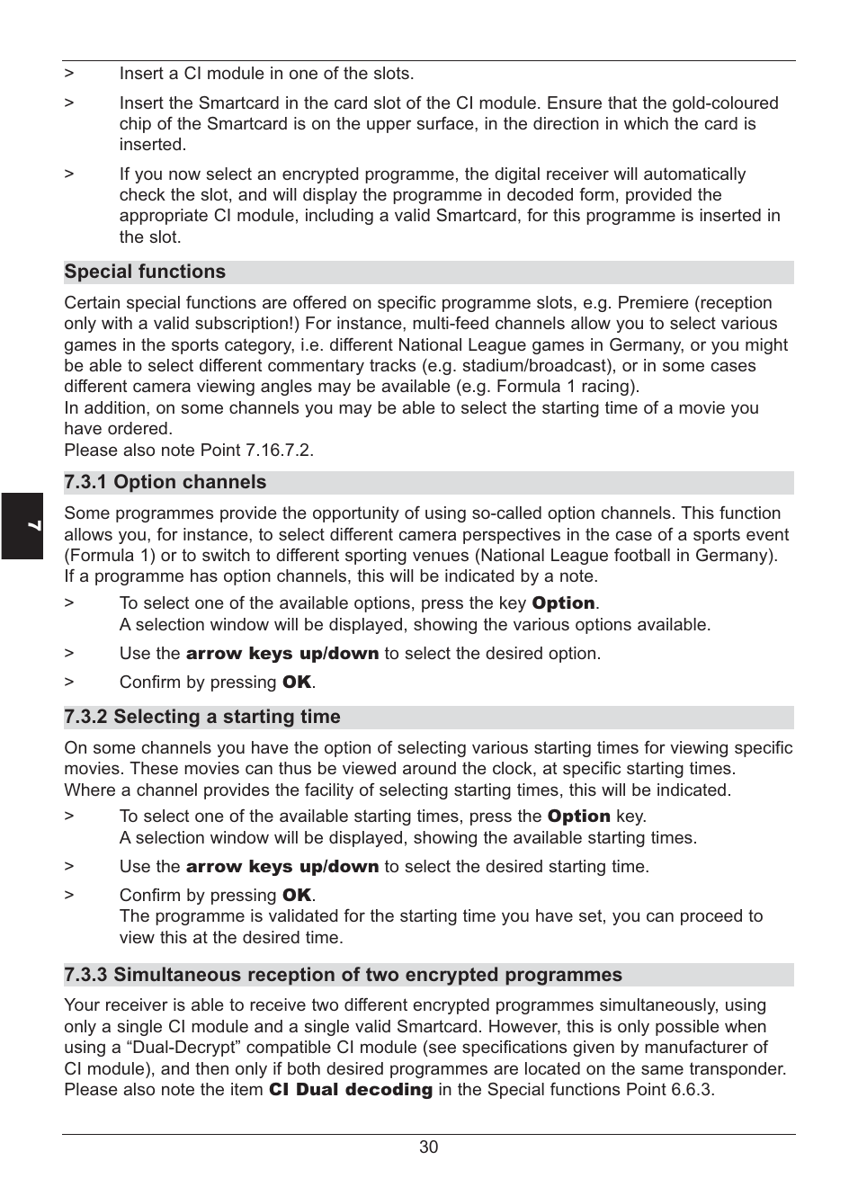 TechniSat HD S2X User Manual | Page 30 / 92