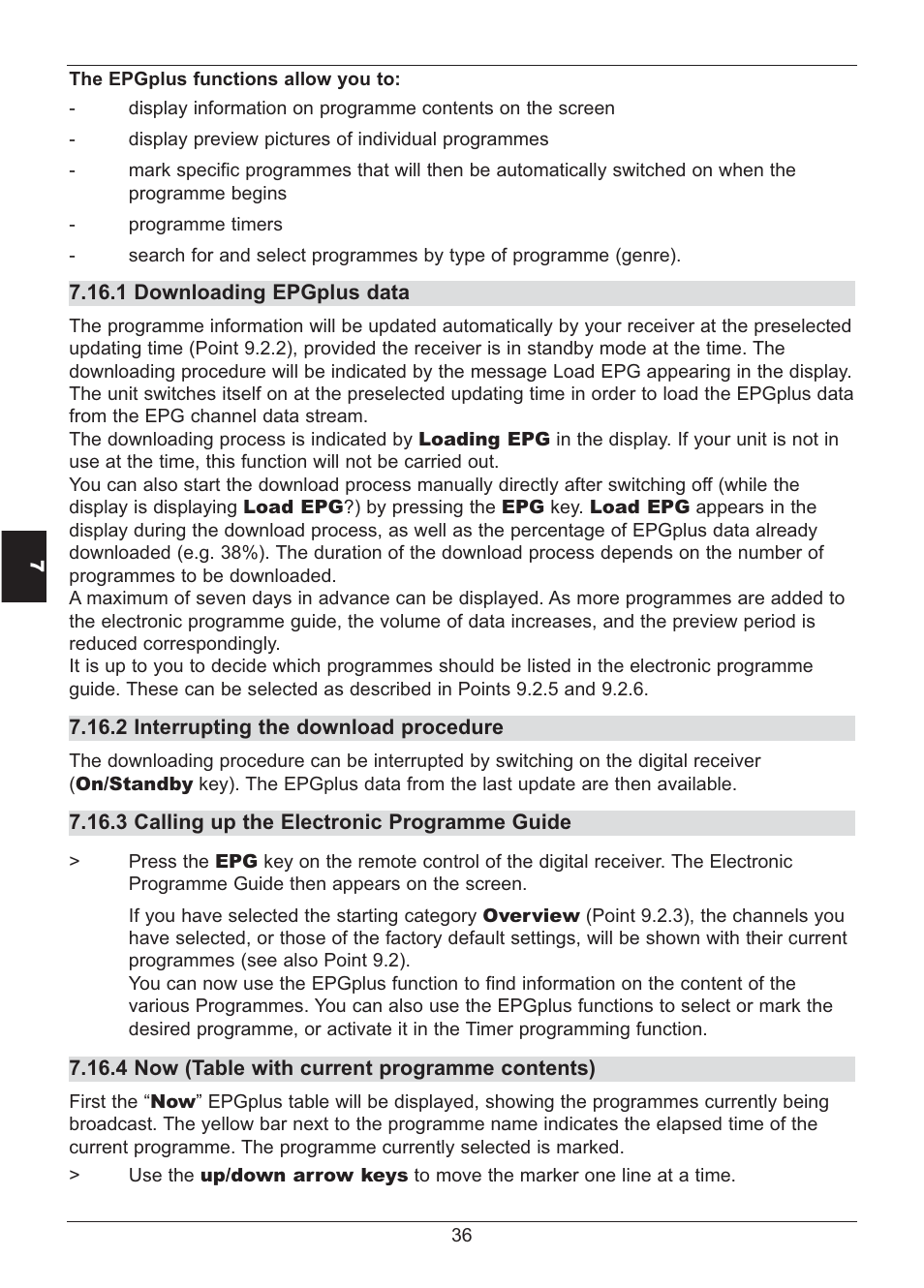 TechniSat HD S2X User Manual | Page 36 / 92