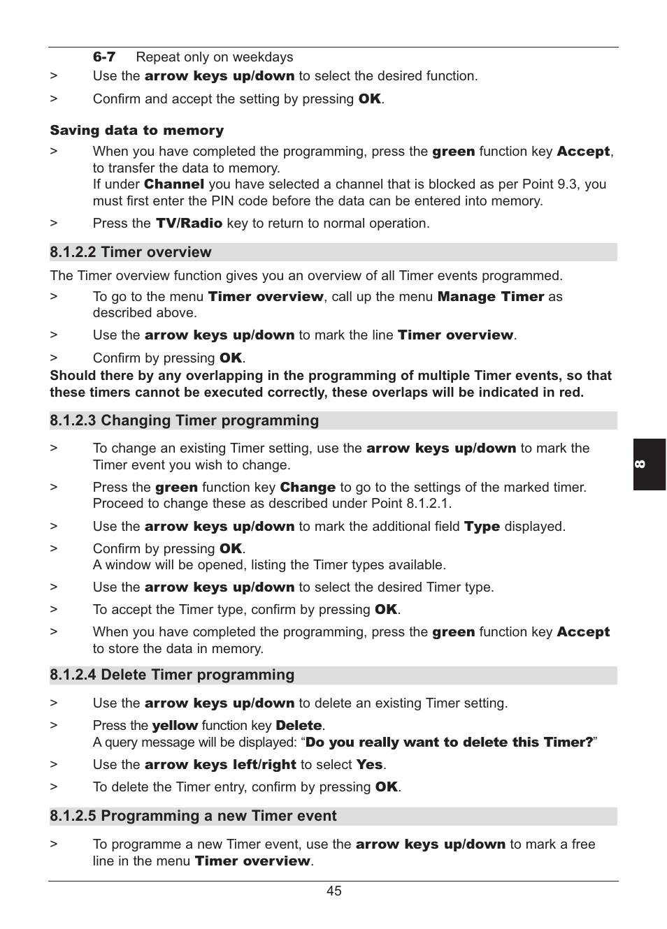 TechniSat HD S2X User Manual | Page 45 / 92