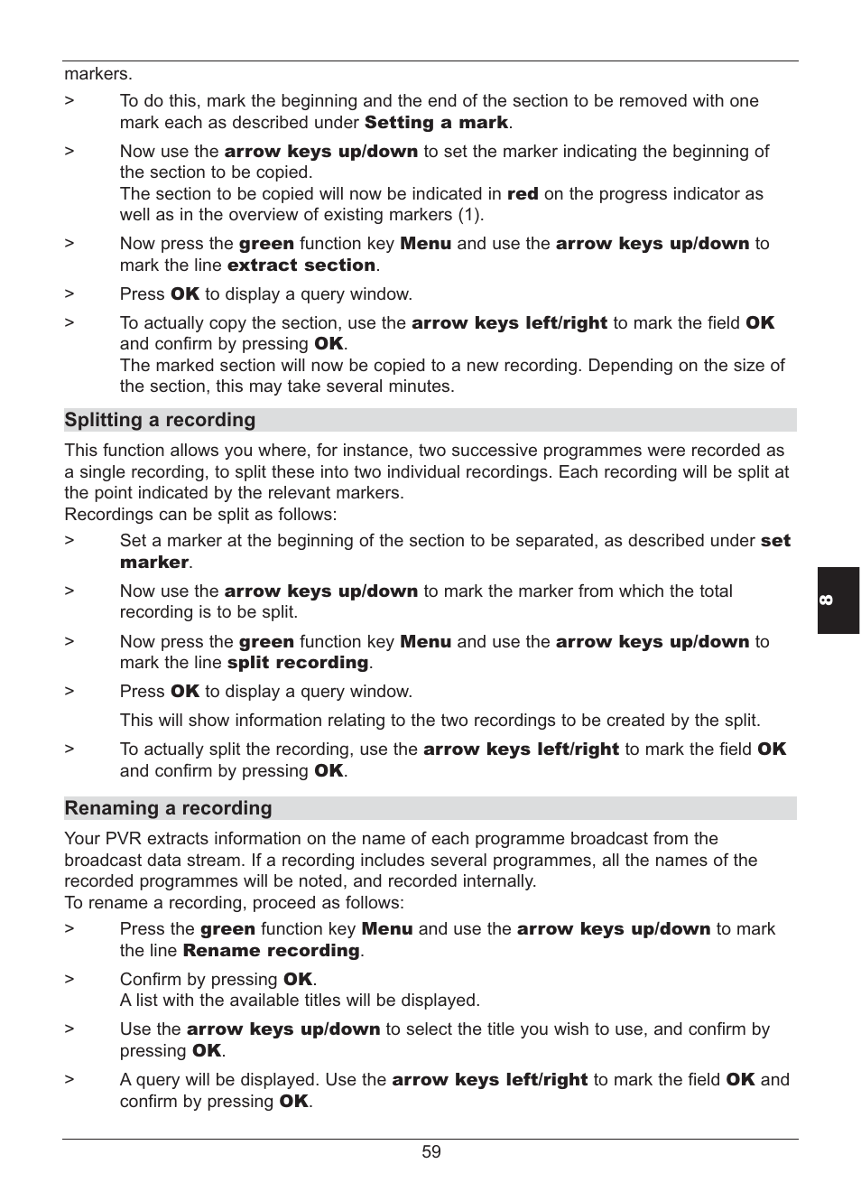 TechniSat HD S2X User Manual | Page 59 / 92