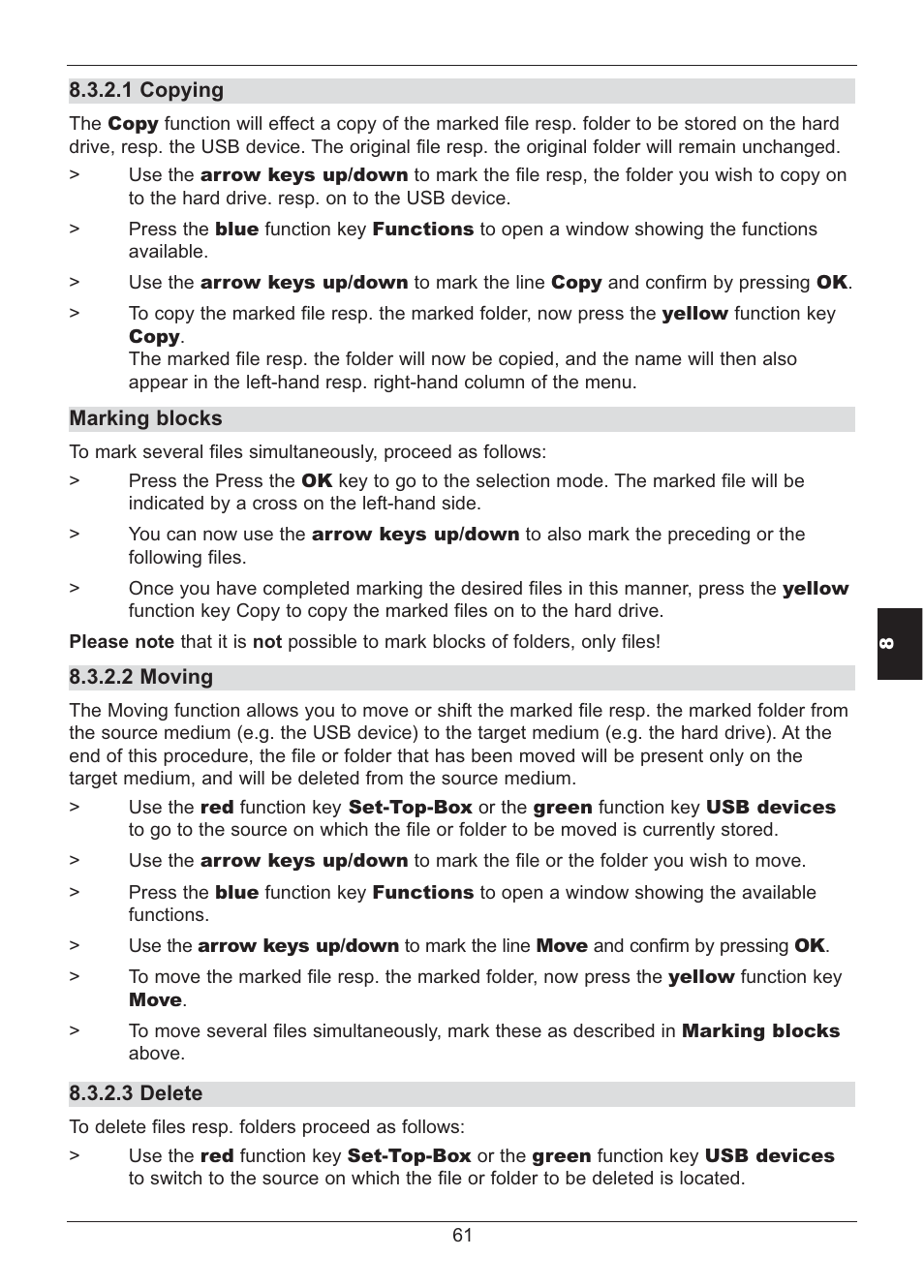 TechniSat HD S2X User Manual | Page 61 / 92