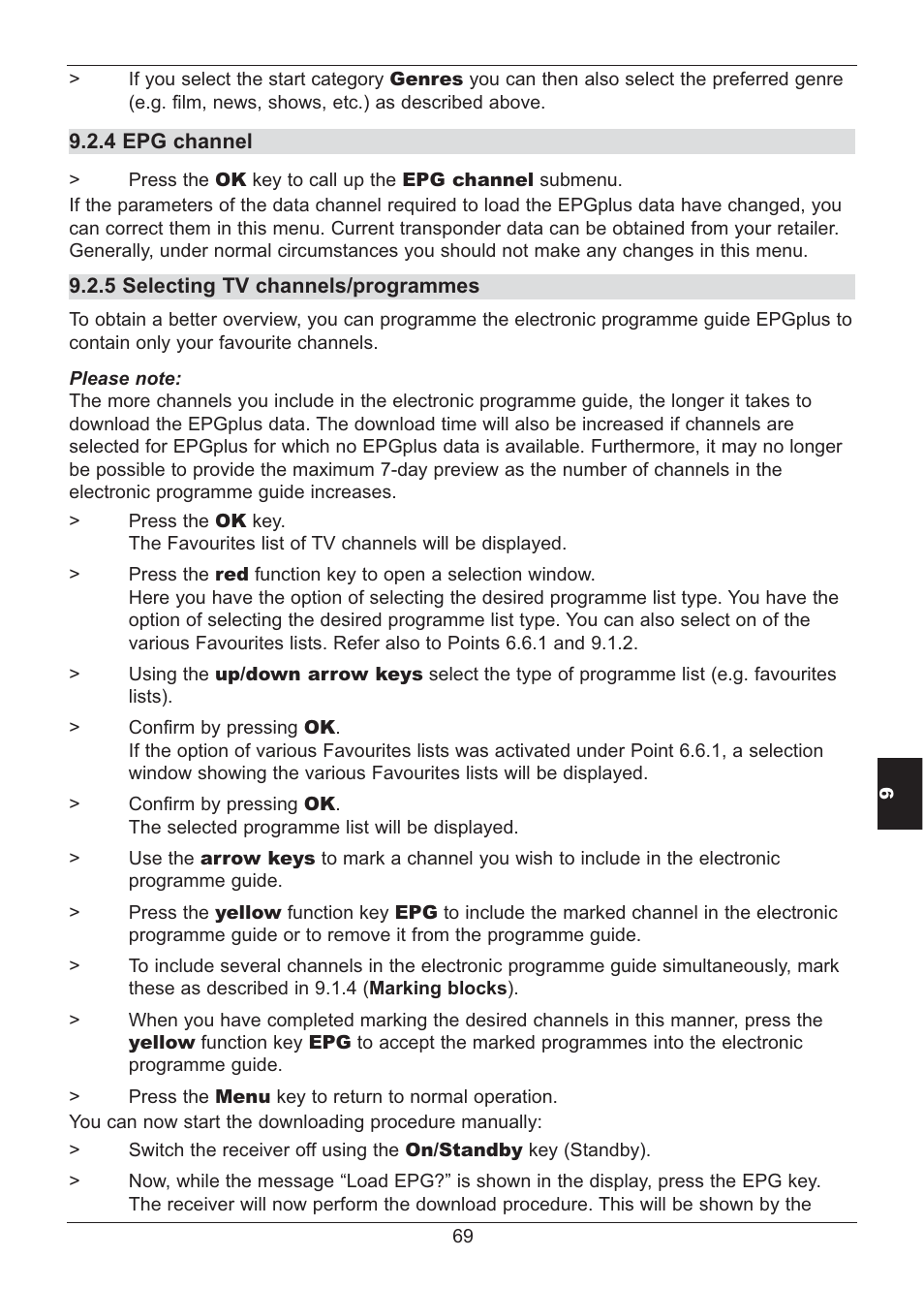 TechniSat HD S2X User Manual | Page 69 / 92