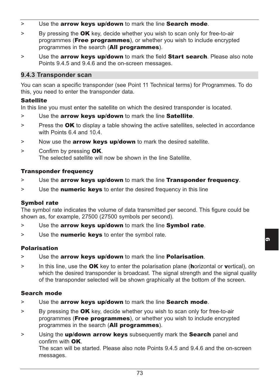 TechniSat HD S2X User Manual | Page 73 / 92