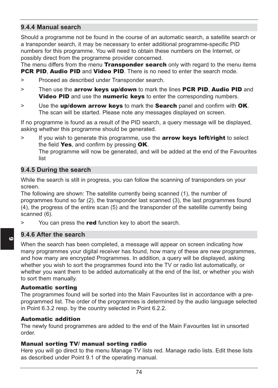 TechniSat HD S2X User Manual | Page 74 / 92