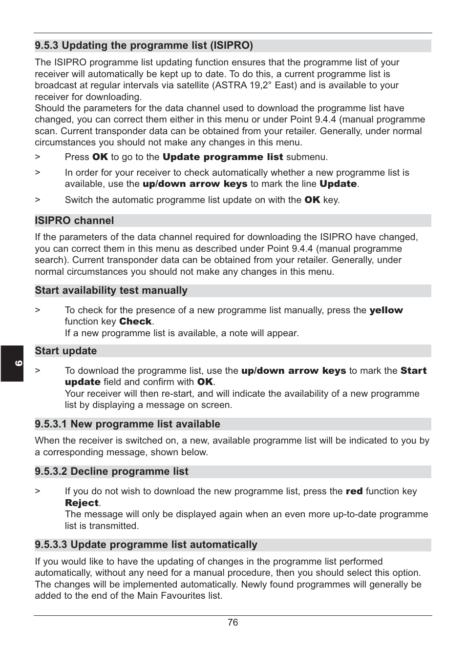 TechniSat HD S2X User Manual | Page 76 / 92