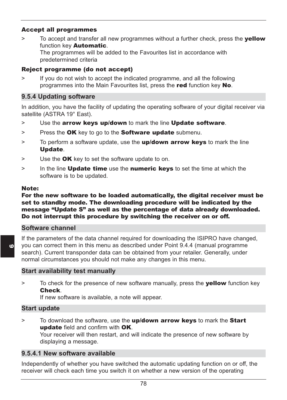 TechniSat HD S2X User Manual | Page 78 / 92