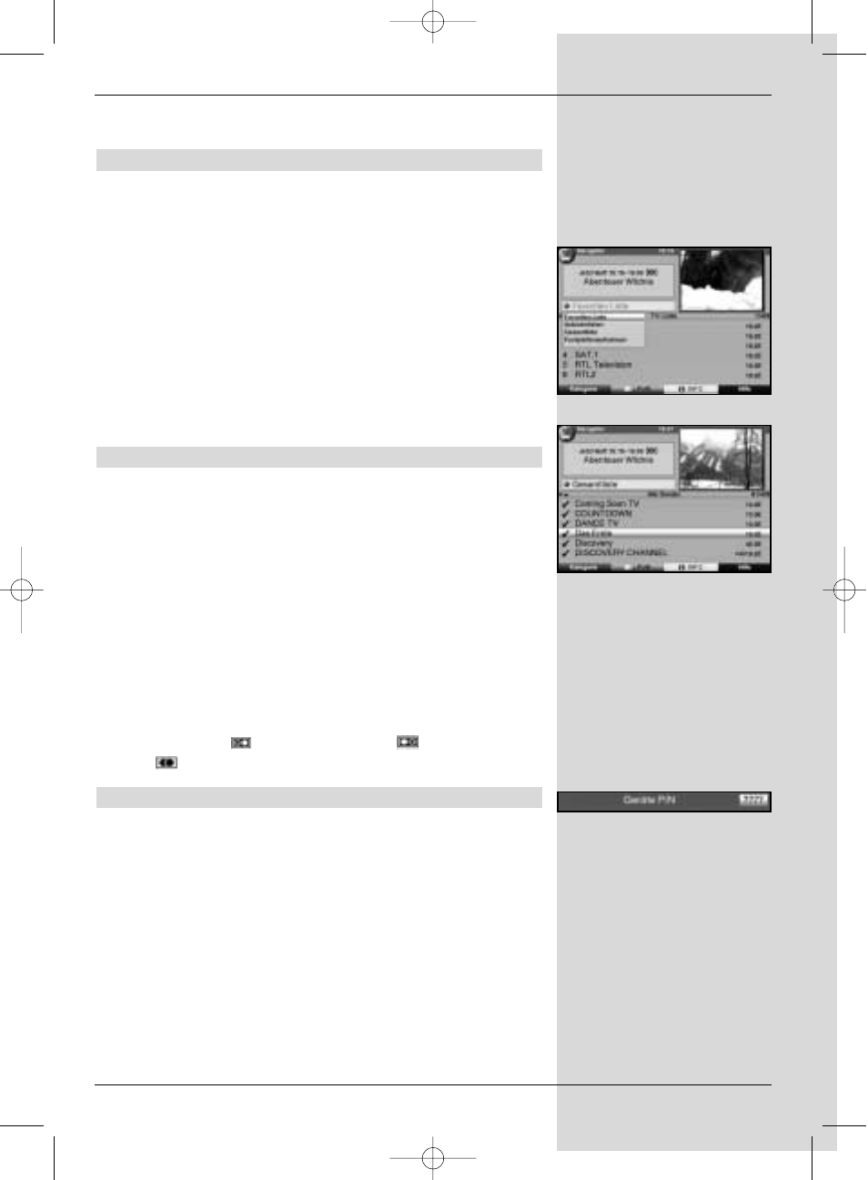 4 volume control, 5 selecting another language | TechniSat S1 User Manual | Page 25 / 102
