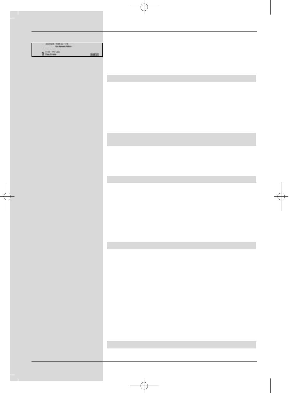 6 tv/radio switching, 7 revert to last programme selected, 8 display time and programme information | 9 additional programme information, 10 transponder information | TechniSat S1 User Manual | Page 26 / 102