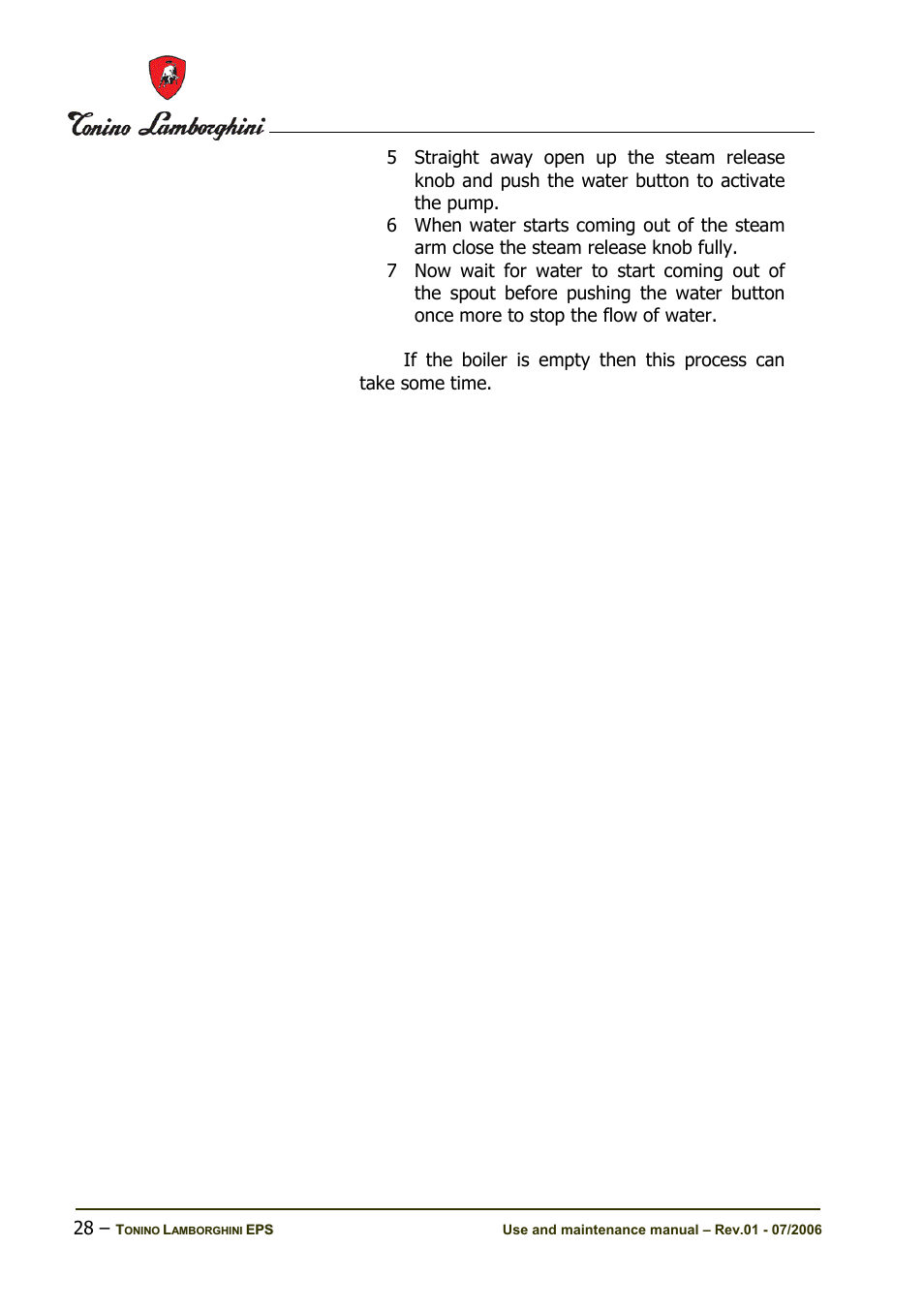 Tonino Lamborghini Espresso Maker User Manual | Page 28 / 30