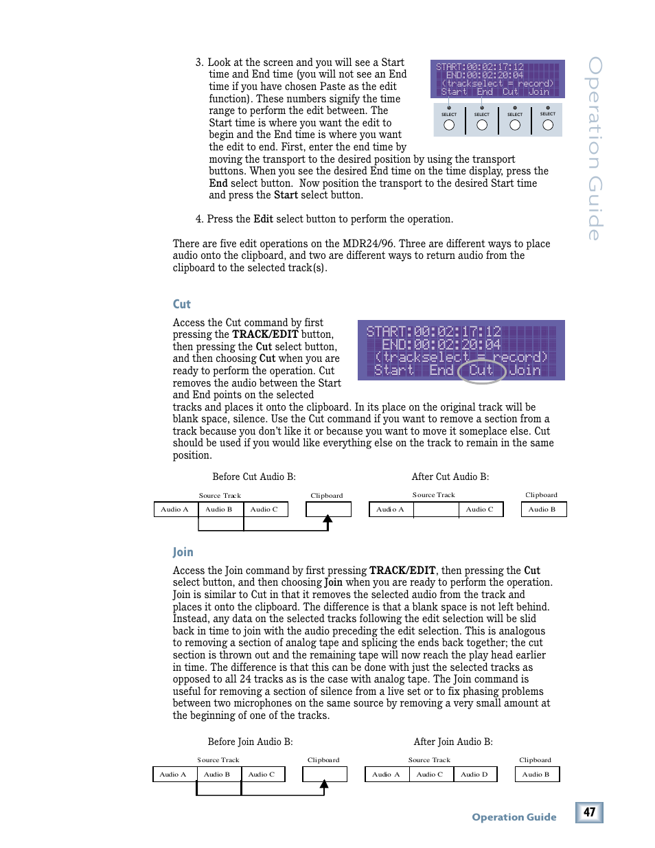 Oper a tion guide, Join | Tonino Lamborghini OperationGuide MDR24/96 User Manual | Page 11 / 36