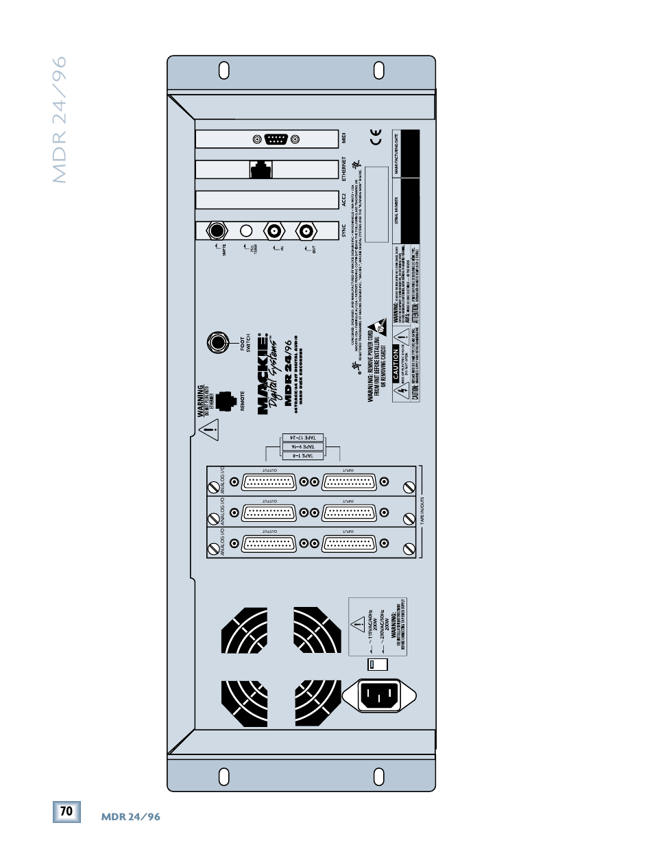 Mdr 24/ 96, Mdr 24/96 | Tonino Lamborghini OperationGuide MDR24/96 User Manual | Page 34 / 36