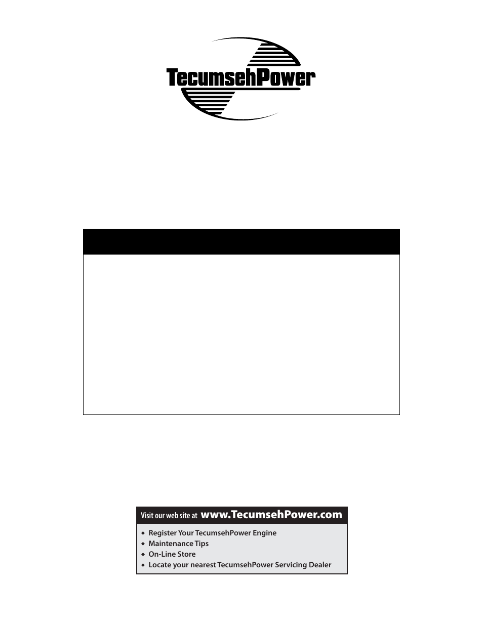 Tecumseh LV156EA User Manual | 32 pages
