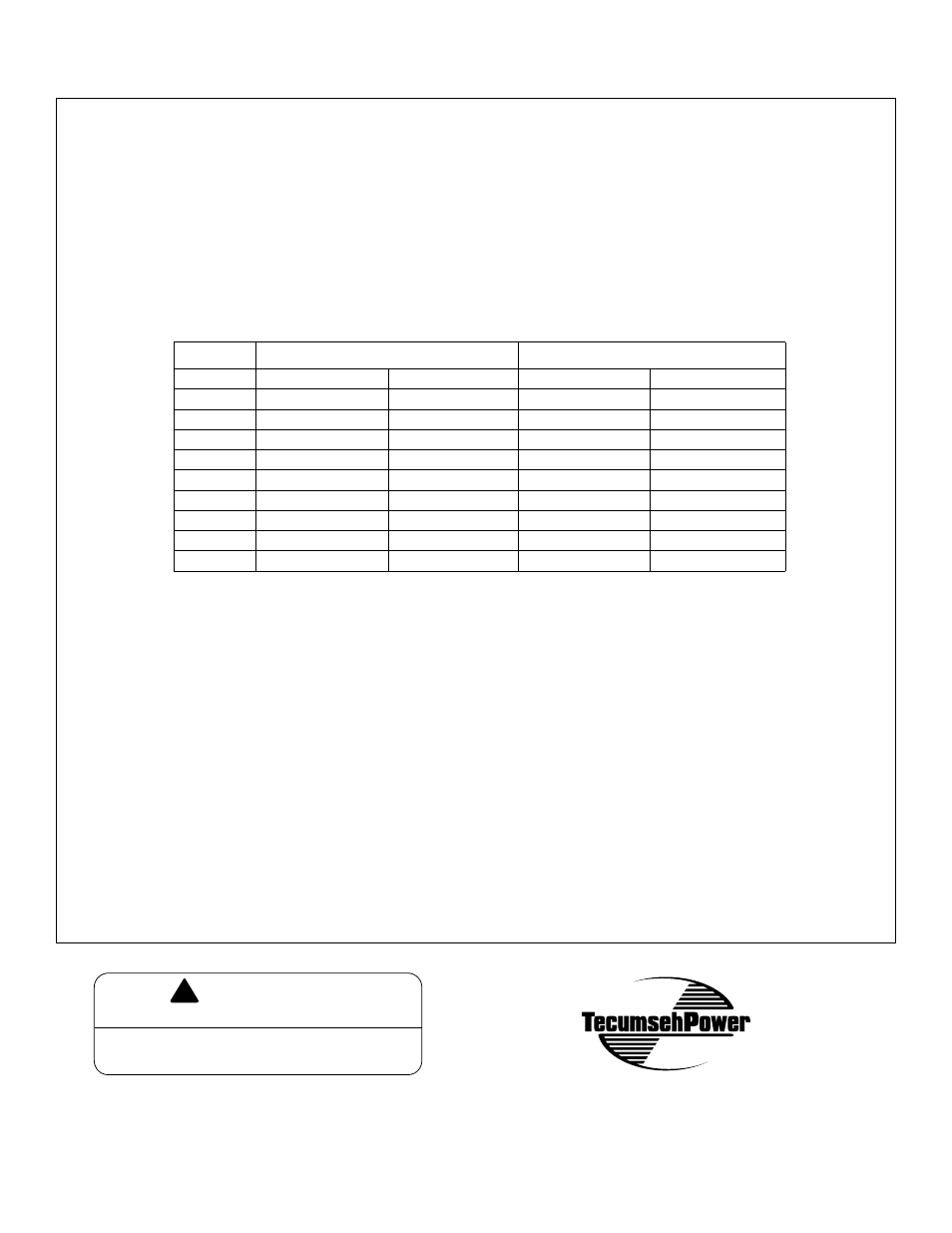 Xii. warranty information, English) 6/01/08, Warranty information | Warning | Tecumseh LV156EA User Manual | Page 32 / 32