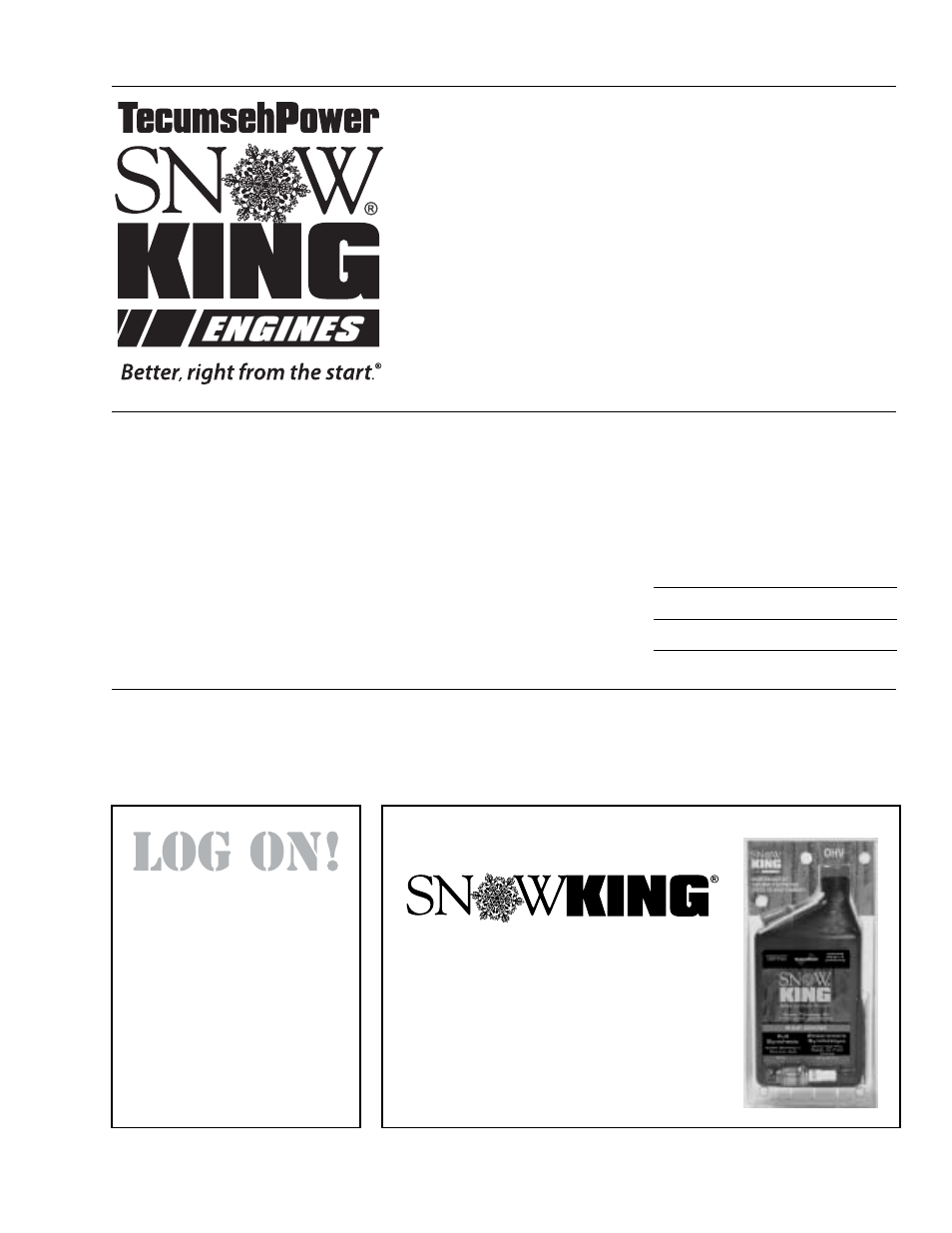 Tecumseh OH195SA/OH195SP (OHSK50-75) User Manual | 32 pages