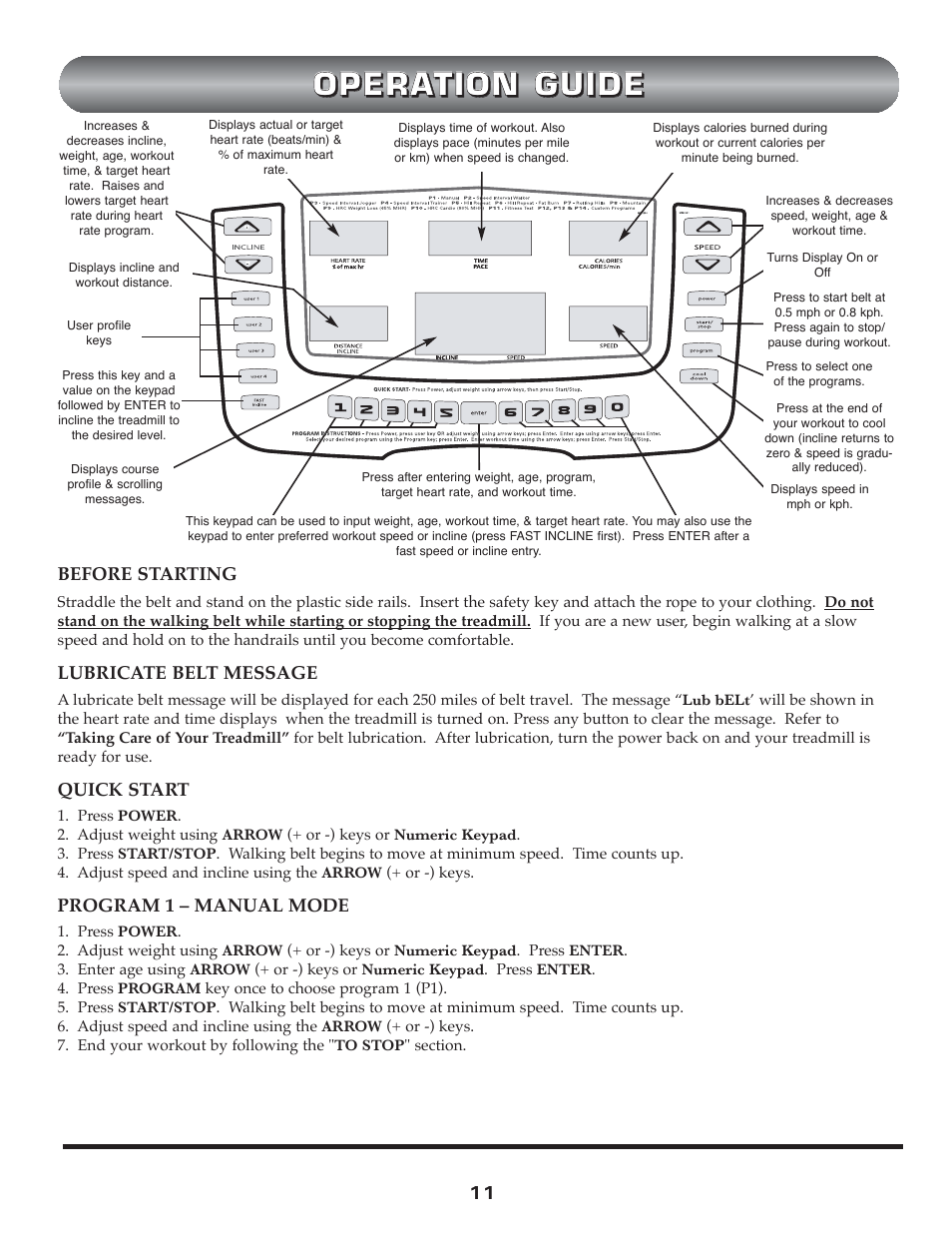 Trimline t523 User Manual | Page 11 / 31