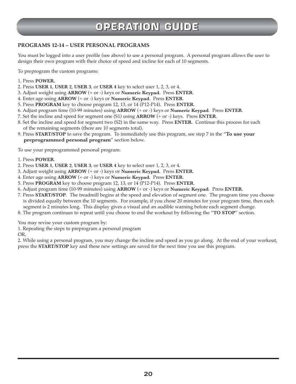 Trimline t523 User Manual | Page 20 / 31