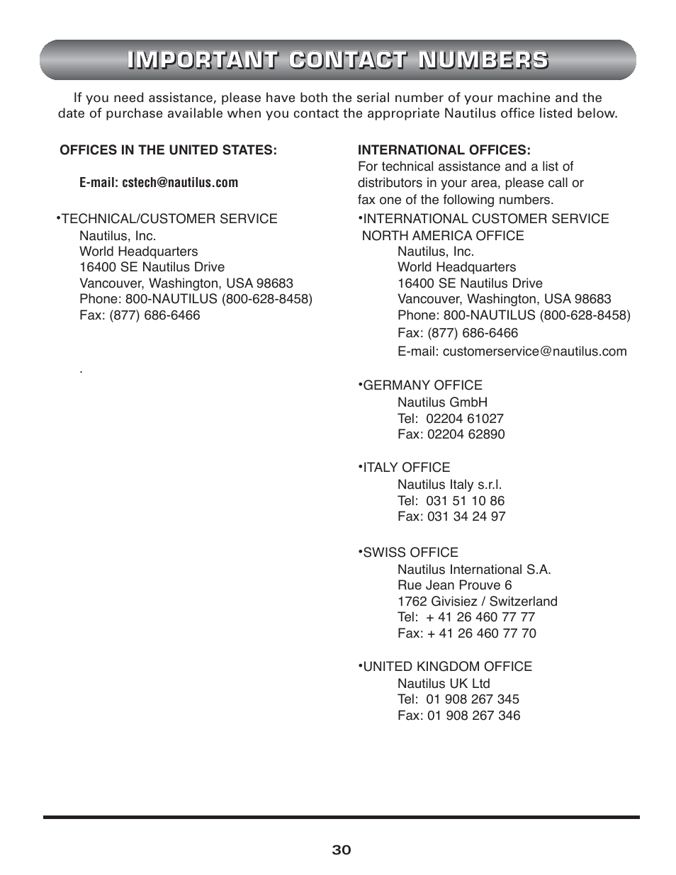 Trimline t523 User Manual | Page 30 / 31