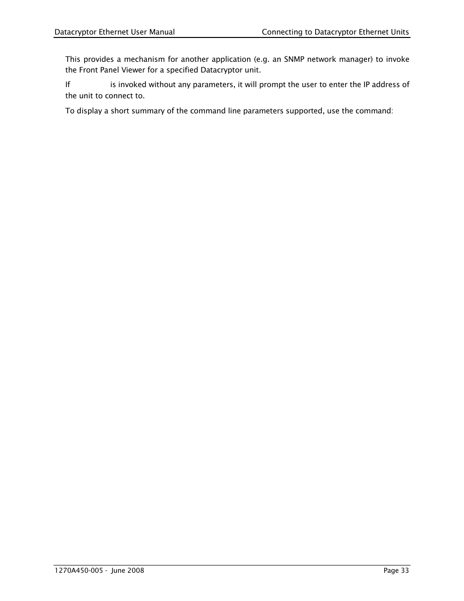 THALES DATACRYPTOR User Manual | Page 33 / 134
