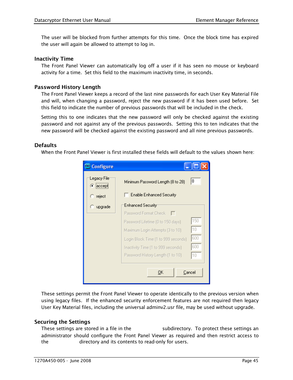 THALES DATACRYPTOR User Manual | Page 45 / 134
