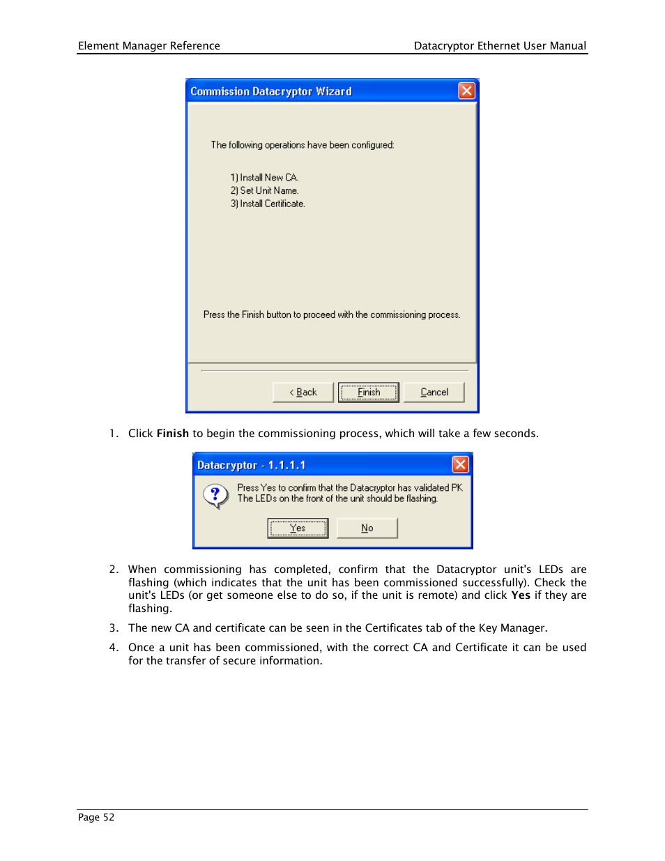 THALES DATACRYPTOR User Manual | Page 52 / 134