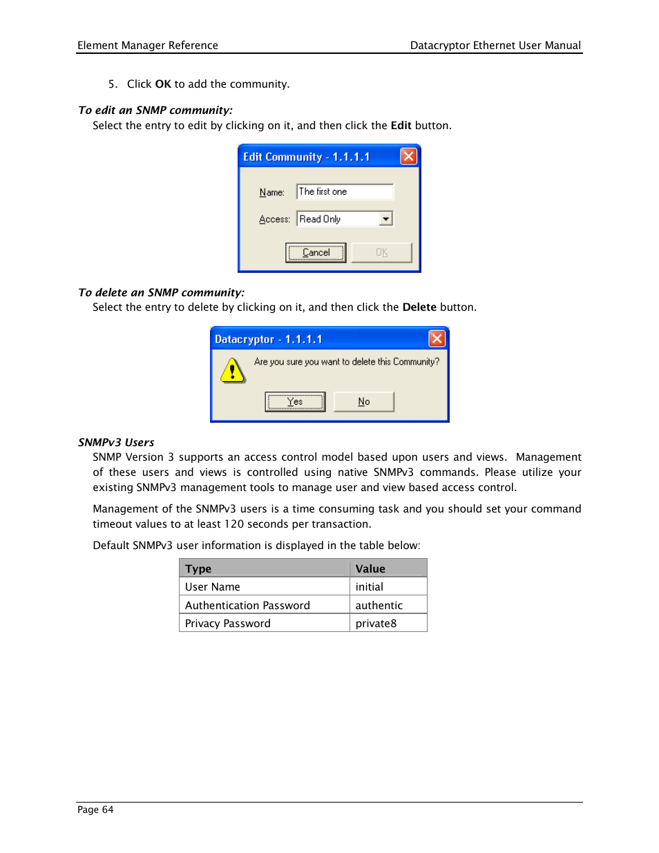 THALES DATACRYPTOR User Manual | Page 64 / 134