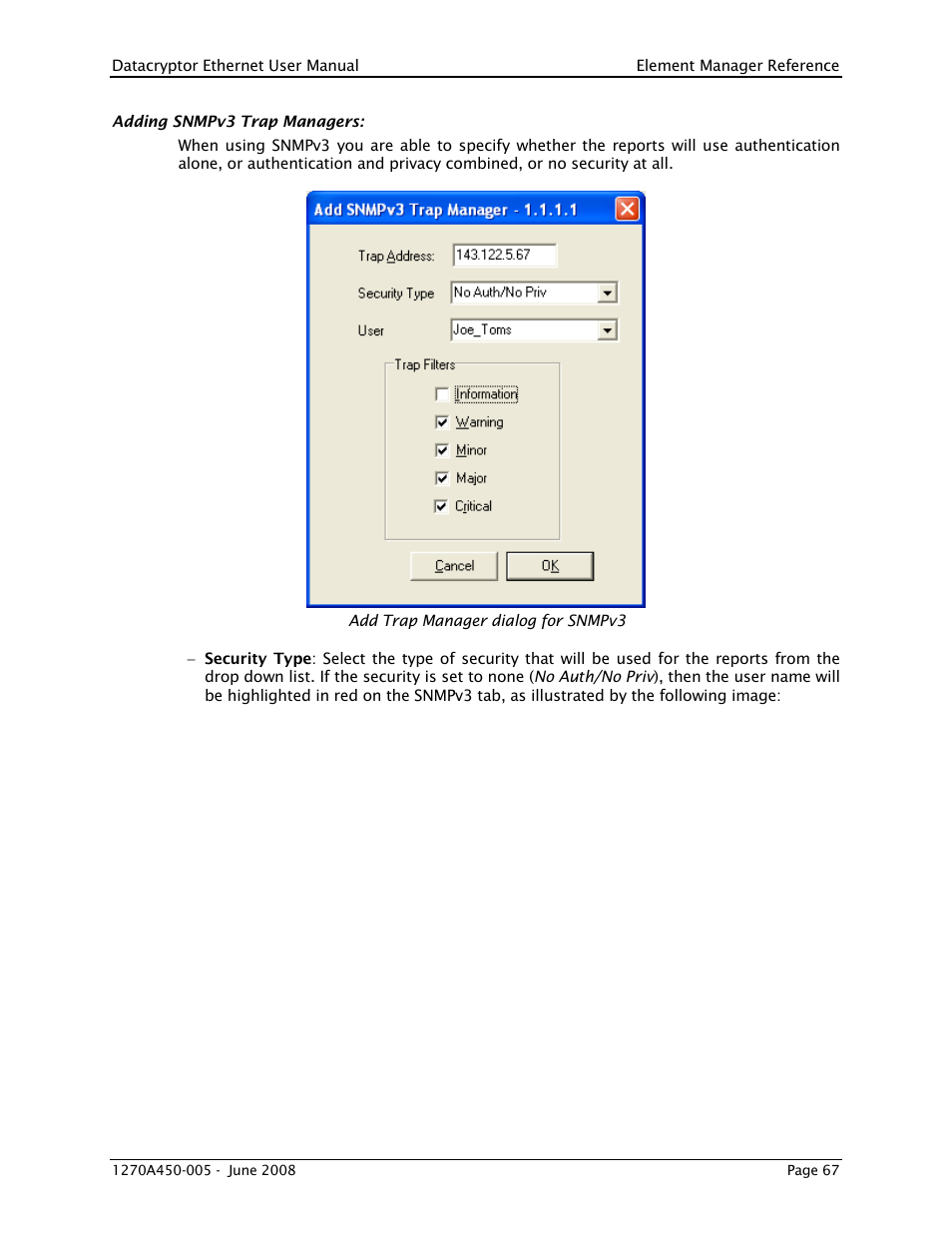 THALES DATACRYPTOR User Manual | Page 67 / 134