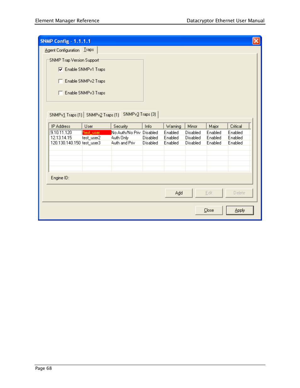 THALES DATACRYPTOR User Manual | Page 68 / 134