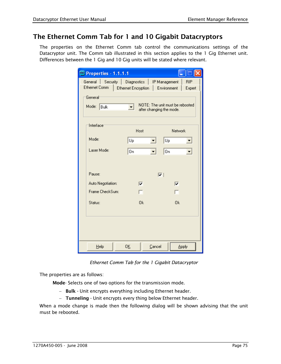 THALES DATACRYPTOR User Manual | Page 75 / 134