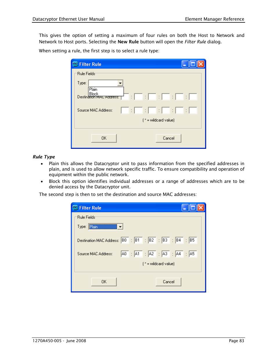 THALES DATACRYPTOR User Manual | Page 83 / 134