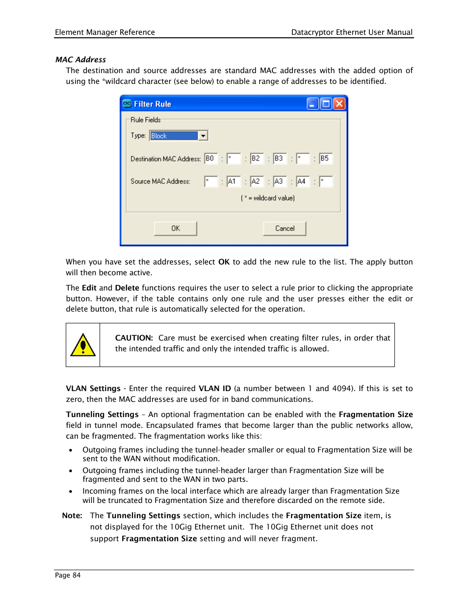 THALES DATACRYPTOR User Manual | Page 84 / 134