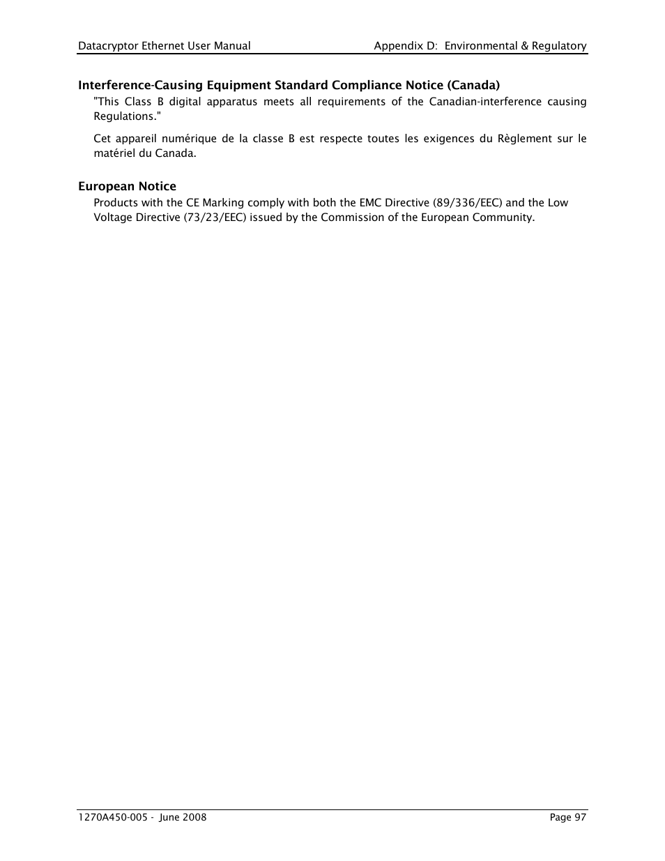 THALES DATACRYPTOR User Manual | Page 97 / 134