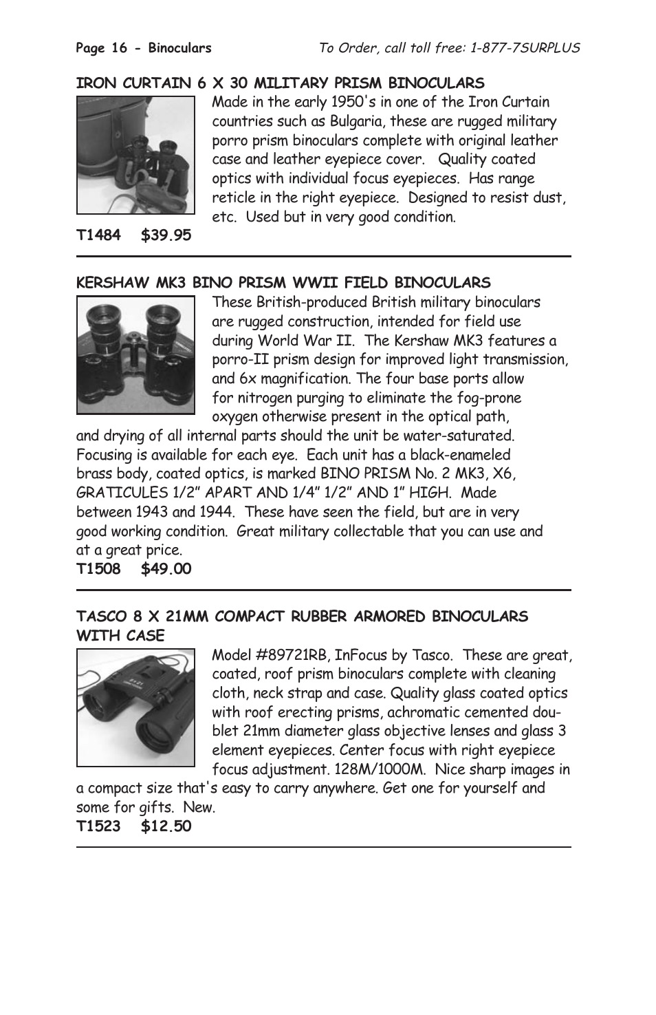 Tasco 1575 User Manual | Page 18 / 144