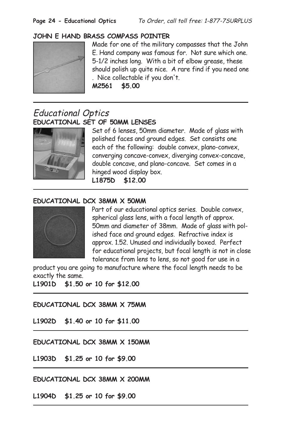 Educational optics | Tasco 1575 User Manual | Page 26 / 144