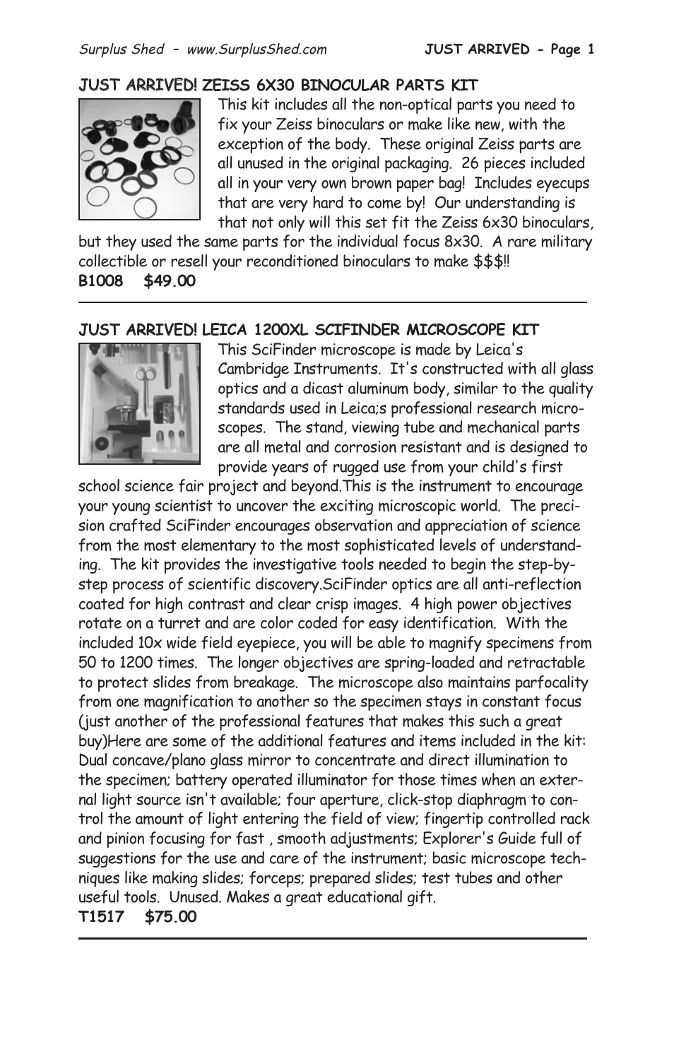 Tasco 1575 User Manual | Page 3 / 144