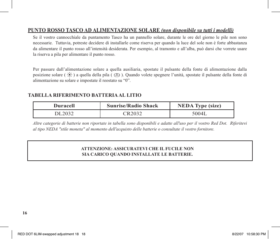 Tasco REDDOT Scope User Manual | Page 18 / 28